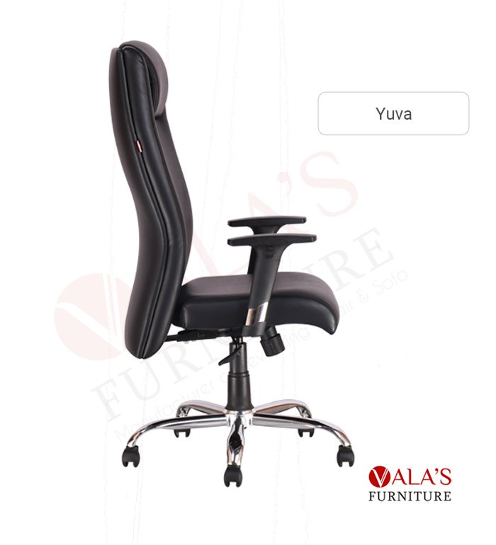 young generation boss chair by brand valas side view