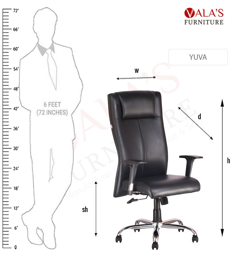 yuva boss chair adjustable office specifications size