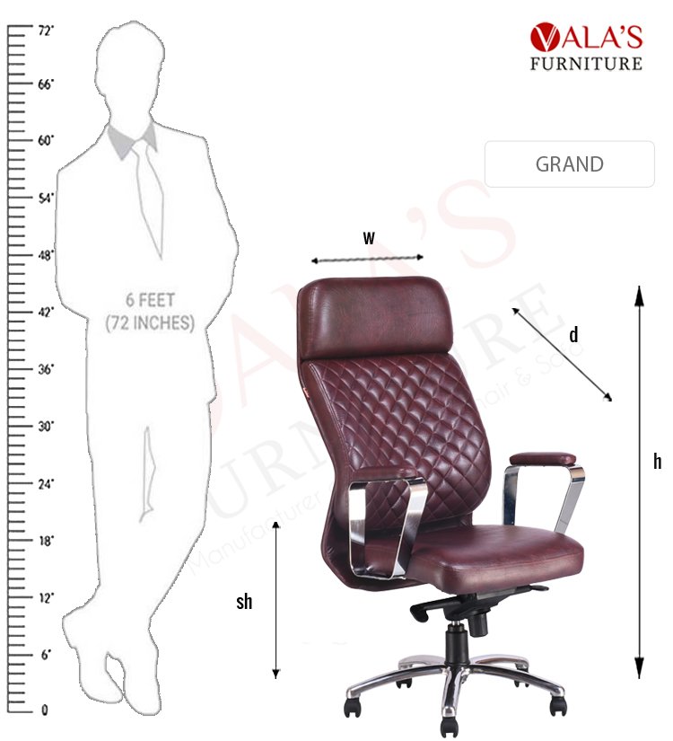specifications of grand president chair