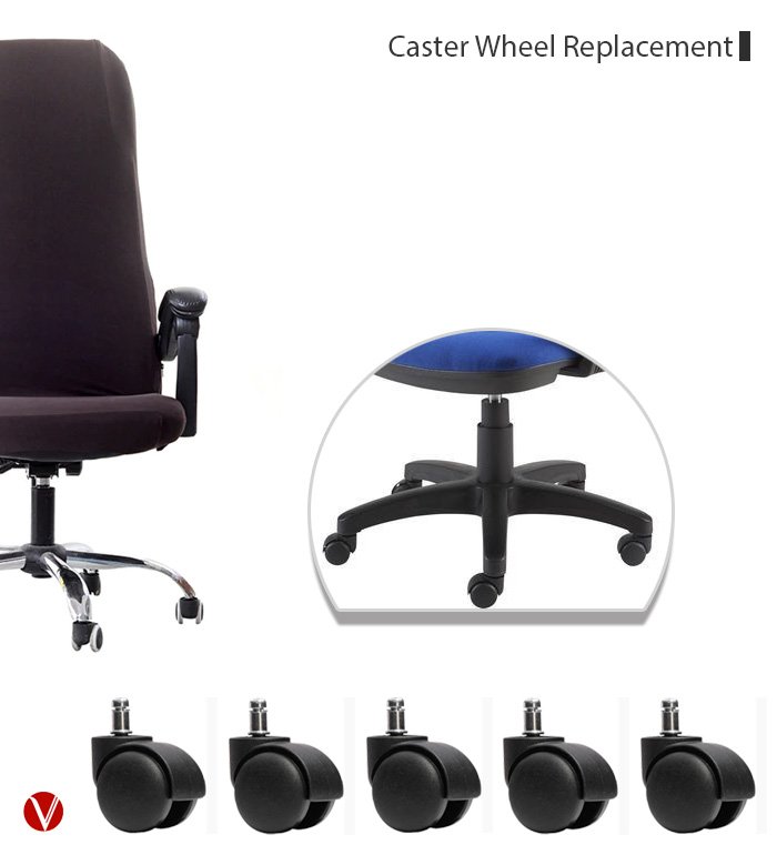 chair caster wheel repairing